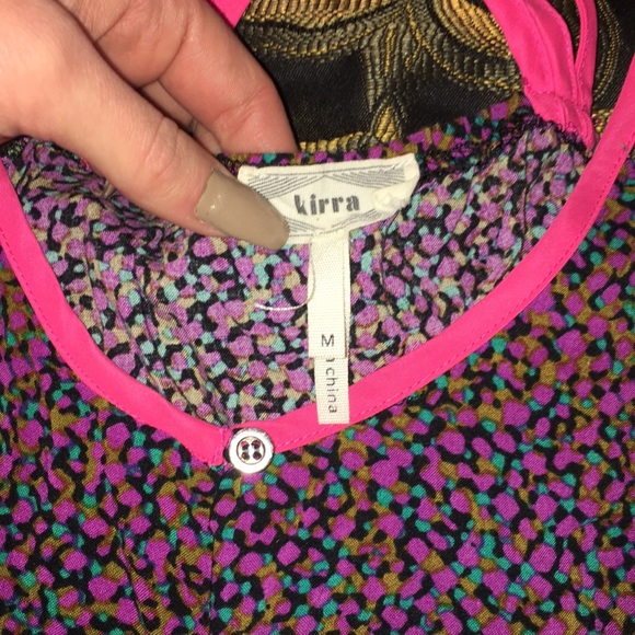 Criss Cross Floral Tank - Picture 2 of 2